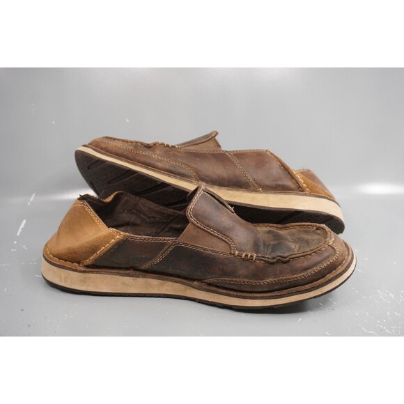 Ariat Cruisers Slip On Loafers Men’s Size 10D Style 10023208 Brown Leather